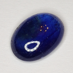 4.53ct Blauer Saphir cabochon oval 11.7x8.8mm