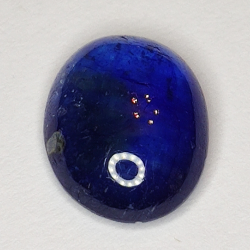 4.53ct Blauer Saphir cabochon oval 11.7x8.8mm