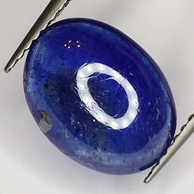 4.53ct Zaffiro Blu cabochon ovale 11.7x8.8mm