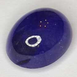 7.24ct Bleu Saphir cabochon ovale 11.4x9.1mm