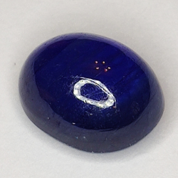 5.41ct Blue Sapphire cabochon oval 10.3x8.1mm