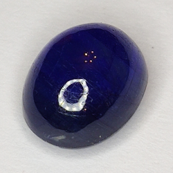 5.41ct Blauer Saphir cabochon oval 10.3x8.1mm