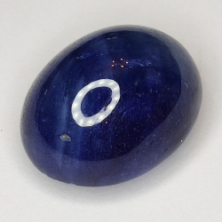 20.60ct Blauer Saphir cabochon oval 16.4x12.9mm