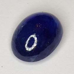 4.77ct Bleu Saphir cabochon ovale 10.9x8.1mm