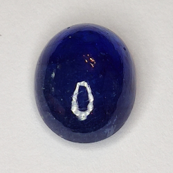 4.77ct Blauer Saphir cabochon oval 10.9x8.1mm