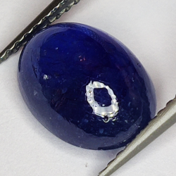 4.77ct Zafiro Azul cabujón oval 10.9x8.1mm