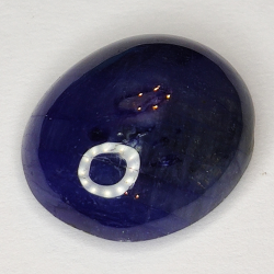 9.51ct Blauer Saphir cabochon oval 13.9x11.9mm