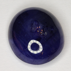 9.51ct Blue Sapphire cabochon oval 13.9x11.9mm