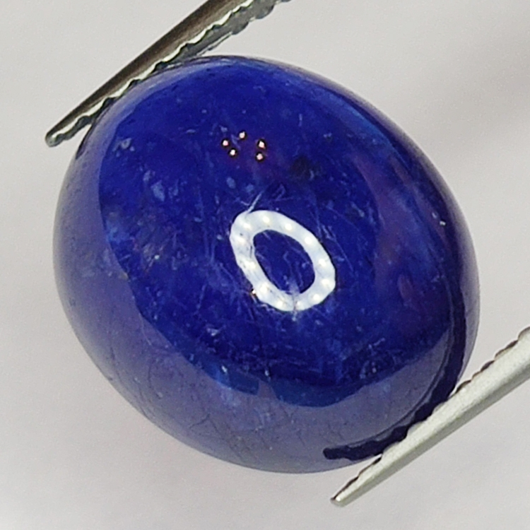 9.06ct Blue Sapphire cabochon oval 12.2x10.3mm