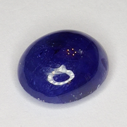 6.37ct Blauer Saphir cabochon oval 11.3x9.6mm