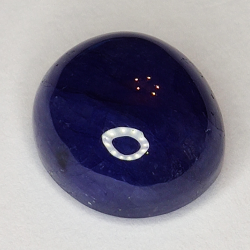 10.06ct Blue Sapphire cabochon oval 11.8x10.6mm