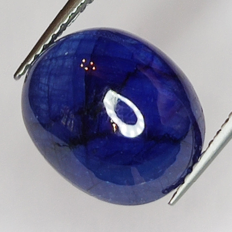 8.93ct Blue Sapphire cabochon oval 12.2x10.0mm