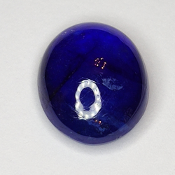 5.74ct Blauer Saphir cabochon oval 11.5x9.2mm