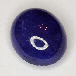 8.42ct Blauer Saphir cabochon oval 12.4x10.3mm