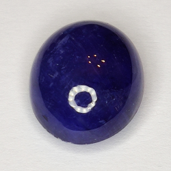 8.42ct Blauer Saphir cabochon oval 12.4x10.3mm