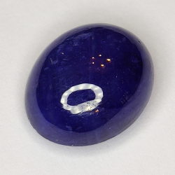 8.42ct Bleu Saphir cabochon ovale 12.4x10.3mm