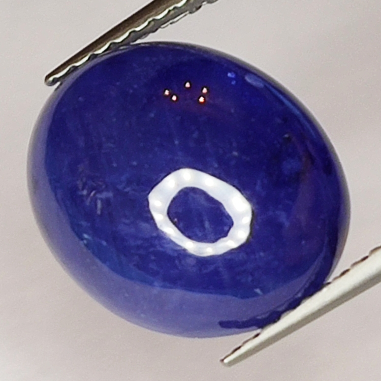 8.42ct Blue Sapphire cabochon oval 12.4x10.3mm