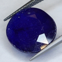 9.44ct Blauer Saphir Ovalschliff 13.7x12.2mm