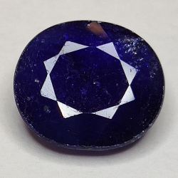 9.44ct Blauer Saphir Ovalschliff 13.7x12.2mm