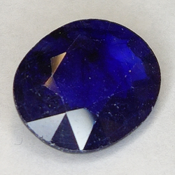 8.74ct Zaffiro blu taglio ovale 14.8x12.1mm