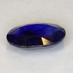 8.74ct Bleu Saphir coupe ovale 14.8x12.1mm