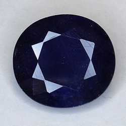 20.89ct Blauer Saphir Ovalschliff 17.9x16.4mm