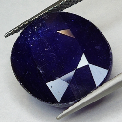 14.57ct Blue Sapphire oval cut 15.0x13.4mm