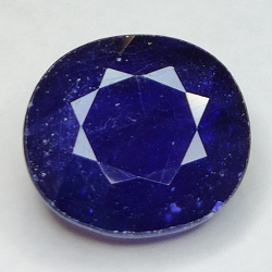 14.57ct Blue Sapphire oval cut 15.0x13.4mm