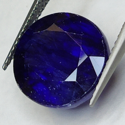 10.51ct Blauer Saphir Ovalschliff 13.1x11.8mm