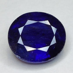 10.51ct Blauer Saphir Ovalschliff 13.1x11.8mm