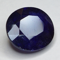 12.72ct Zaffiro blu taglio ovale 14.9x13.5mm