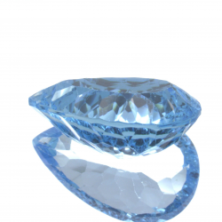 14,86ct Swiss BlueTopaz Millenium Pear Cut