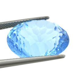 18,36ct Swiss BlueTopaz Millenium Oval Cut 