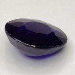 7.30ct Blauer Saphir Ovalschliff 12.7x11.3mm