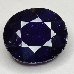 17.24ct Blauer Saphir Ovalschliff 15.9x14.0mm