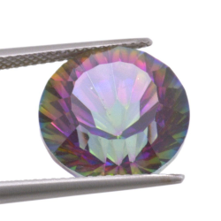 10,60ct.Mystic Quartz Round Cut