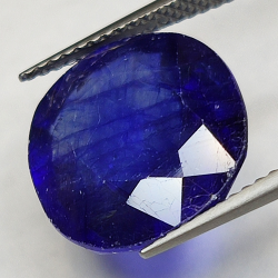 10.51ct Blue Sapphire oval cut 14.3x12.8mm