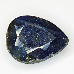 15.60ct Zaffiro Blu taglio pera 16.0x12.6mm