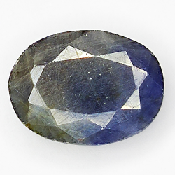 6.25ct Blauer Saphir Ovalschliff 12.9x9.6mm