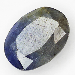 6.25ct Zaffiro blu taglio ovale 12.9x9.6mm