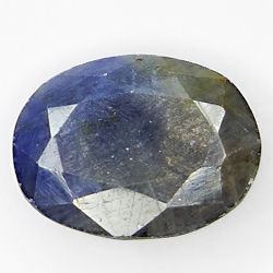 6.25ct Blauer Saphir Ovalschliff 12.9x9.6mm