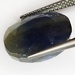 10.55ct Blue Sapphire oval cut 13.5x11.3mm