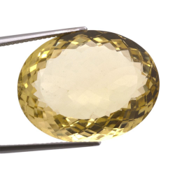 36,57ct. Lemon Quartz Oval Cut