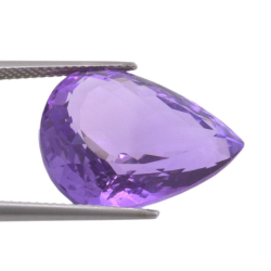 18,16ct Amethyst im Birnenschliff, 20,64 x 16,27mm