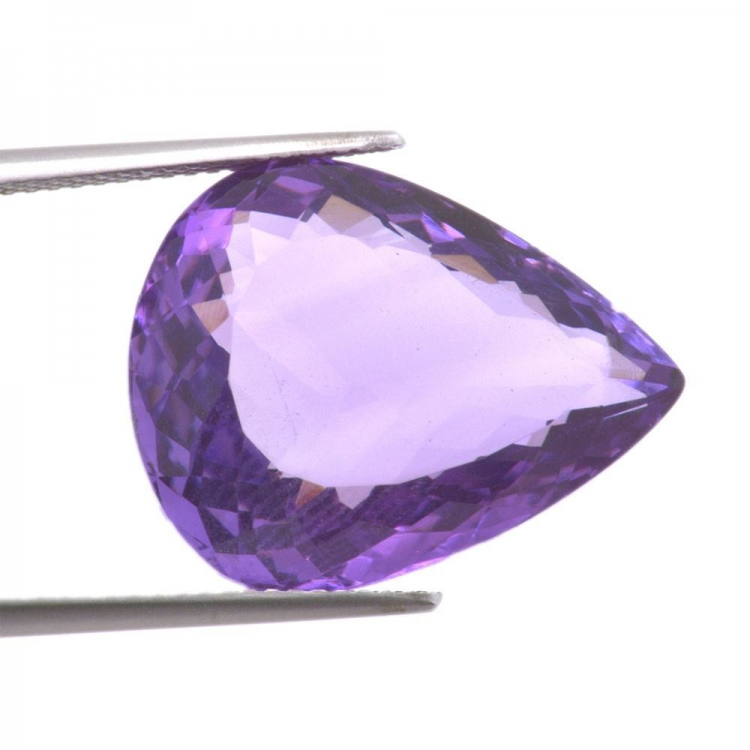 18,16ct Améthyste taille poire 20,64x16,27 mm