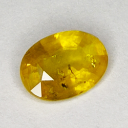 1.48ct Gelber Saphir ovalschliff 8.3x5.8mm