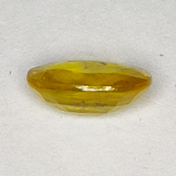 1.48ct Saphir Jaune coupe ovale 8.3x5.8mm