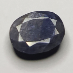 5.50ct Blue Sapphire coupe ovale 12.6x10.2mm