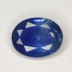 1.30ct Blauer Saphir Ovalschliff 7.8x5.9mm