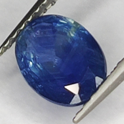 1.30ct Blue Sapphire oval cut 7.8x5.9mm